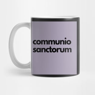 communio sanctorum, purple Mug